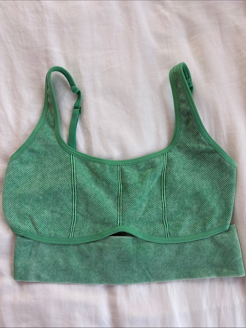 aerie Mint Green Ribbed Bralette